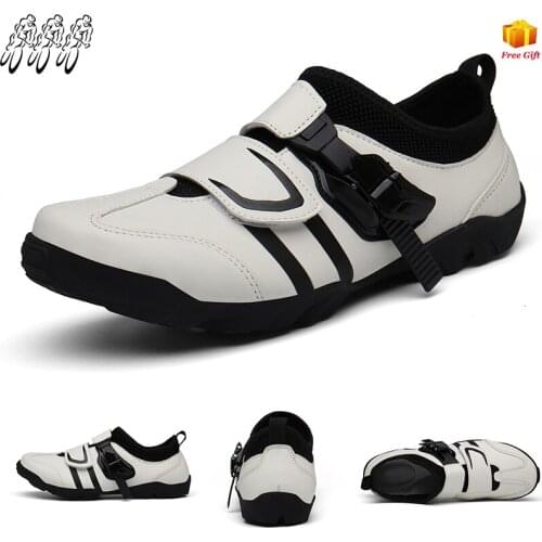 Color-Changing Cycling Shoes Mens 2021 New Road Lock-Free Professional Cycling Shoes Flat Outdoor Hiking Hiking Cycling Shoes