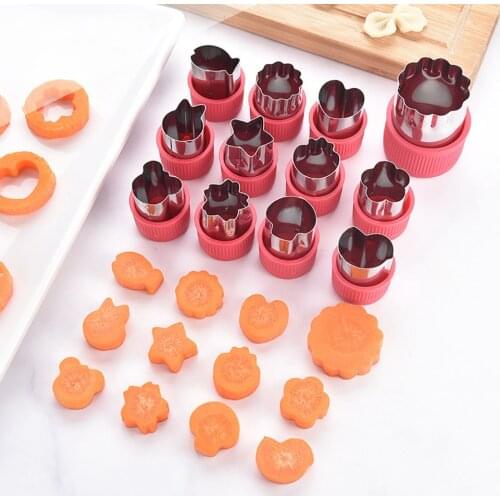 12-piece Set Steel Cutting Die Set For Vegetable/fruit/butterfly Embossing Mould Mold Cookie Kitchen Baking Cut Flower Kitchen T