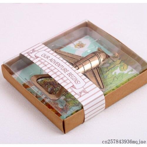50pcs Airplane Bottle Openers Antique Plane Shape Beer Opener Airplane Openers Wedding Gift Party Favors