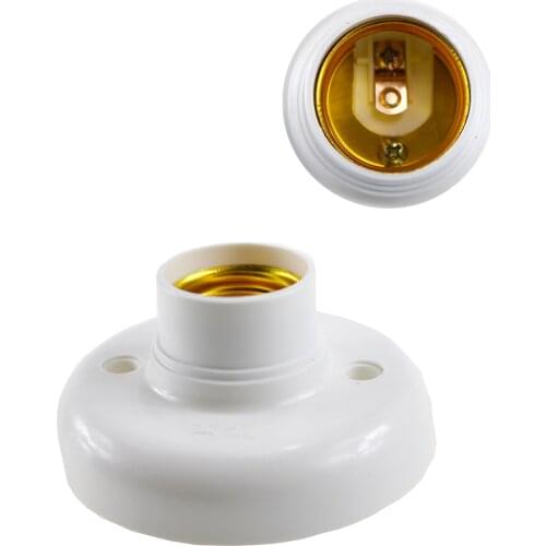 E27 Lamp Bases Socket Holder Bulb Adapter Round Screw LED Light Fixing Fitting Socket Connector test holder E27 socket 1pcs/LOT