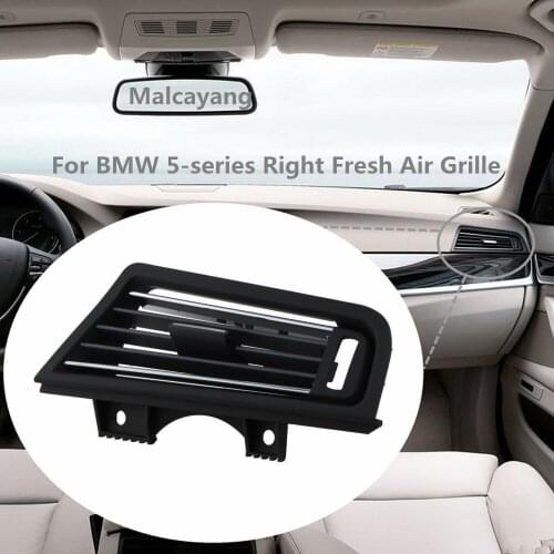 With Phnom Penh For BMW 5 Series F10 F11 Car Rear Front Console Center Gril Dash Chrome AC Air Heater Vent 64229166884