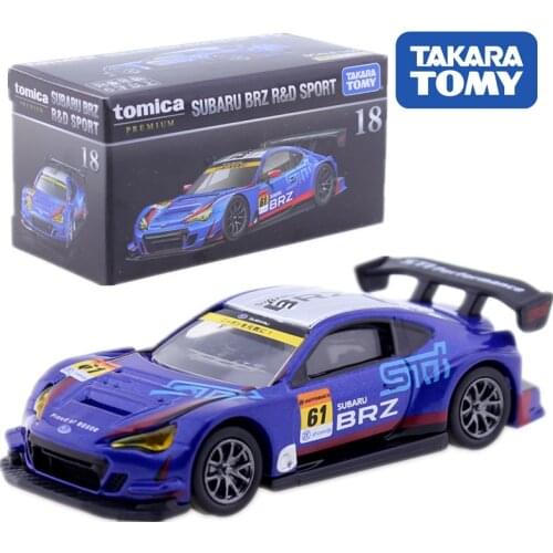 Takara Tomy TOMICA Premium No.18 Subaru BRZ R&D Sport Car Toy 1:60 Diecast Miniature Roadster Mould Funny Magic Formula Bauble
