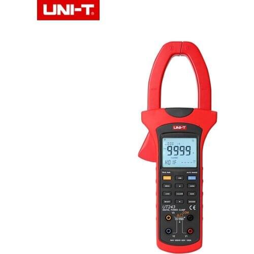 UNI-T UT243 TRUE RMS 3 Phase Harmonic Analysis Clamp Meter AC Voltage Current Meter Data Storage
