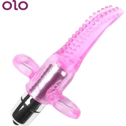 OLO Tongue Virator Oral Licking Vibrating Clitoris Vagina Stimulator G-spot Massage Sex Toy for Women Female Masturbation