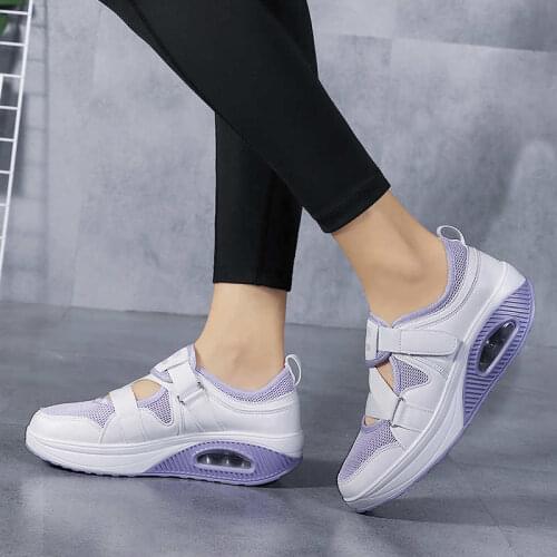 36-41 Womens Running Shoes Breathable Cheap Sports Shoes For Girls Large Sole High Top Sneakers Boots Woman Sport 35-45 Tennis