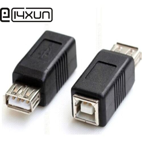 1pcs USB 2.0 to Printer Type B Female jack Printer Power Plug Jack Connector Adapter for PC Scanner