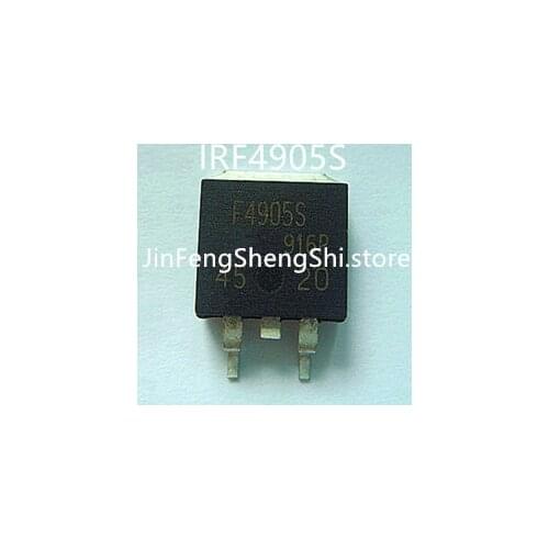 10PCS IRF4905S IRF49O5S F4905S F49O5S IRF4905SPBF TO-263