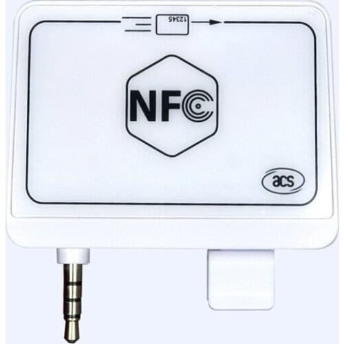 13.56Mhz ACR35 Mobile Wireless 3.5mm Audio Jack Smart Card Reader
