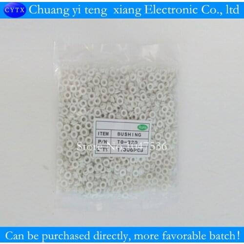5000pcs/lot IC insulation tablets insulation tablets TO220 silicone particles radiator gasket aperture 3mm 1000PCS=1bags