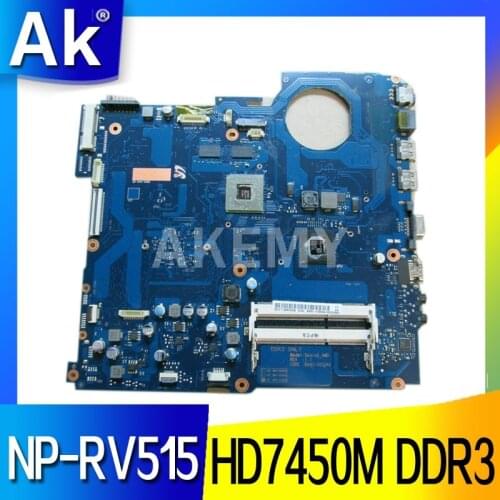 AKemy BA92-07849A BA92-07849B BA41-01533A For Samsung NP-RV515 RV515 laptop motherboard HD7450M DDR3 full test