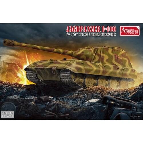 Amusing Hobby 35A017 1/35 German Jagdpanzer E-100 - Scale Model Kit