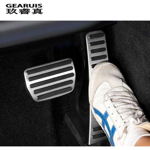 Car styling Accelerator Pedals Brake Pedal Clutch Pedals Covers Stickers decorative for Volvo XC90 S90 interior auto accessories