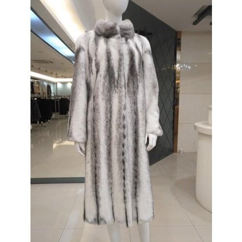 Free Shipping Genuine Mink Fur Jacket Real Mink Fur Coat Womens Mink Fur Jacket X-long Real Fur Garment Plus Size Winter Warm