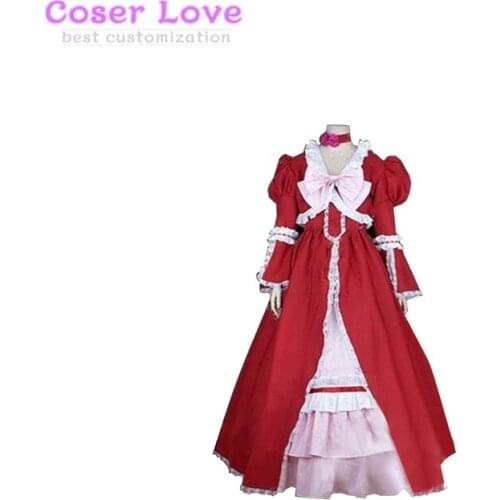 Black Butler Elizabeth Ethel Cordelia Midford Cosplay Costume Christmas New years