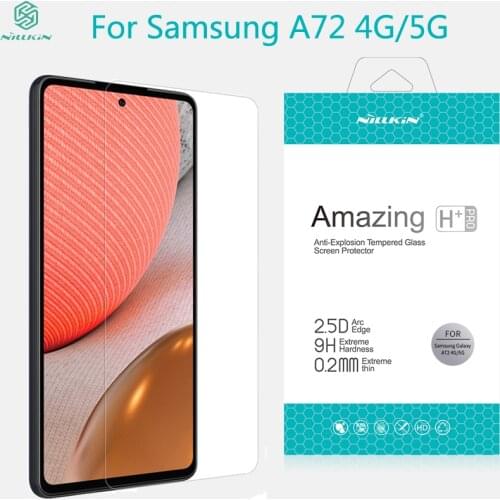 For Samsung Galaxy A72 4G 5G Tempered Glass NILLKIN Amazing H+Pro Resistant 2.5D Tempered Glass Screen Protector