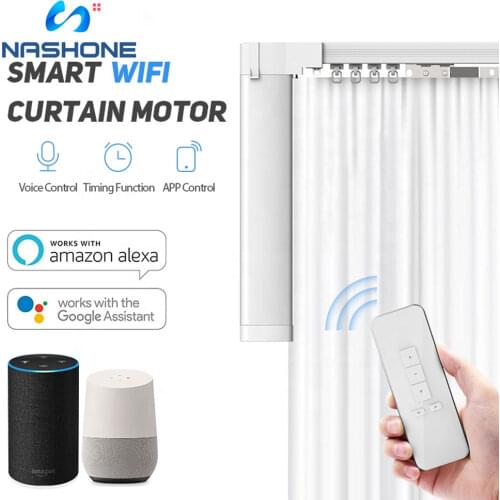 Electric Curtain Automatic Curtain Control System Tuya Smart Home Works With Google Home Alexa Curtain