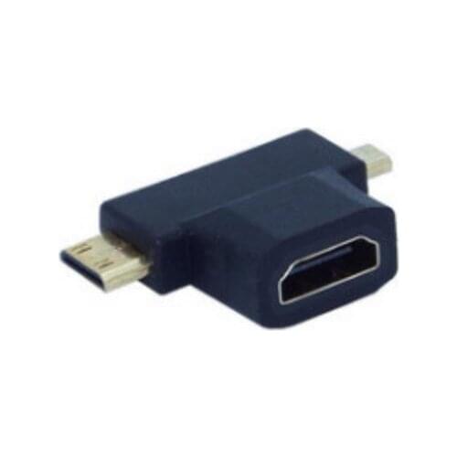 HDMI to Micro / MiniHDMI a female to c revolution d public three in one mobile phone tablet HD adapter Data cable