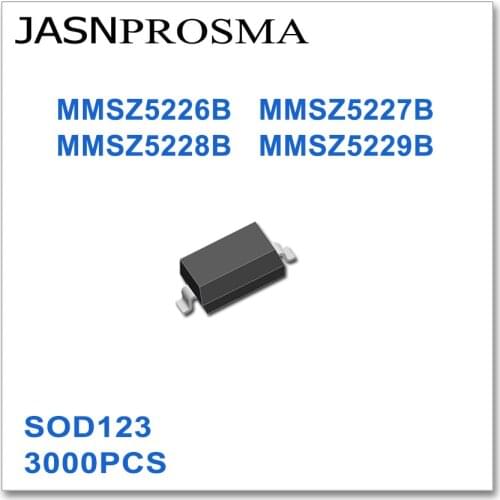 JASNPROSMA MMSZ5226B MMSZ5227B MMSZ5228B MMSZ5229B SOD123 3000PCS High quality New goods Diode SMD 1206