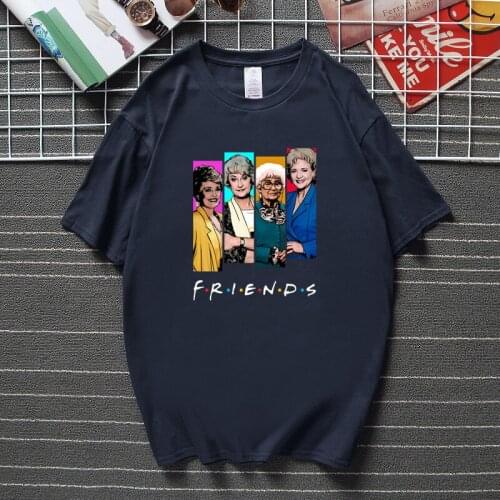 The Golden Girls Friends Classic T Shirt Best Gift For Menwomen Fashion Streetwear Tshirt Men 100% Cotton T-shirt Men clothing