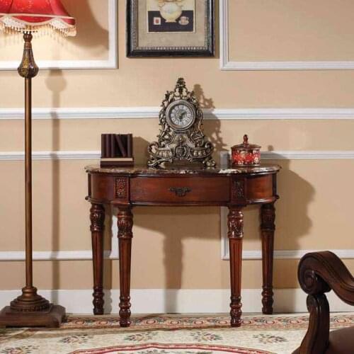 2020 new Italian antique living room home furniture set design decorative stainless steel console table GH188