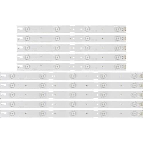New Kit 10PCS LED Backlight Strip For SAMSUNG ZLE60600-AB 43GFB6627 2015ARC430_3228_R04 L05_REV1.0_150716 LM41-00174A LM41-00173