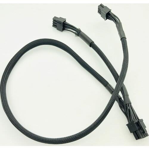 PCI Express GPU 8pin to Dual 8(6+2)Pin Power Cable Graphics Card 8pin 1 to 2 Power Cord For Corsair RM650X RM750X RM850X RM1000X