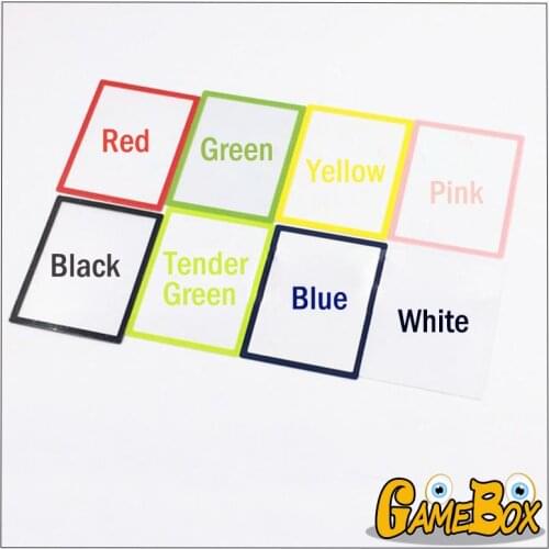 10PCS/LOT Surface Plastic Screen For Nintend DS Lite/IDSL Console Surface Colorful Frame Transparent Protective Screen