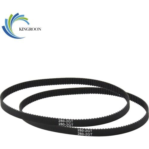 10pcs 2GT Closed Loop Timing Belts GT2 6mm Rubber Synchronous Parts 110 112 122 158 200 280 300 400 610 852 mm 3D Printers Part