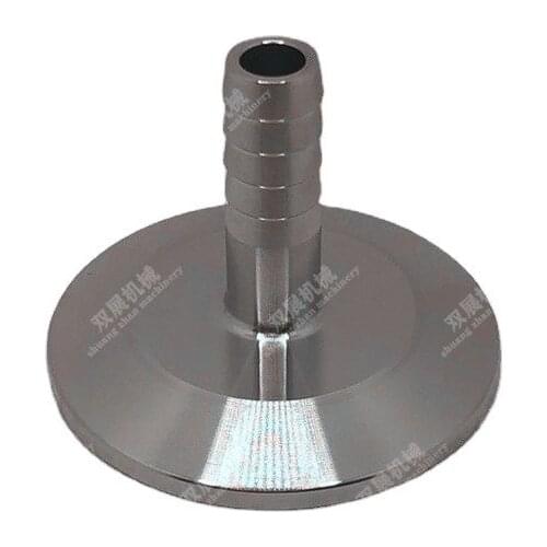 Sanitary SS316L Stainless Steel 1.5inch Tri Clamp Rubber Hose Barb Adapter Food Grade