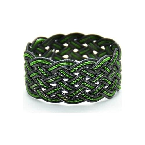 1000 Sterling Kazaziye Hand Knitting Silver Ring