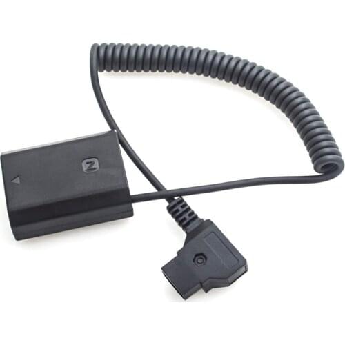 FOTGA Power Adapter Extention Cable for D-Tap Connector to Dummy Battery NP-FZ100 for Sony A7III A7RIII A7SIII A9 ILCE-9 Camera