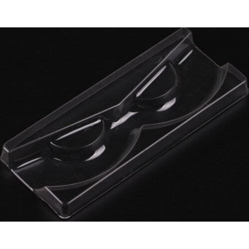 50pcs/lot High Quality Acrylic Eyelash Pull type Storage Case Packing Box for Magnetic Eyelash box Transparent Lid Clear Tray