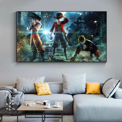 Japan Anime Canvas Painting Posters Prints Cartoon HD Pictures Cuadros Wall Art Picture Kids Room Decoration