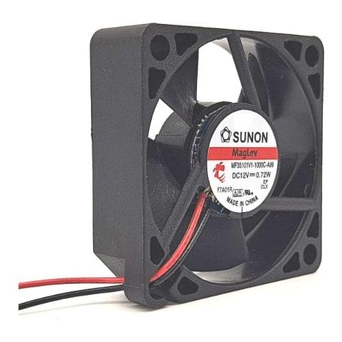 2pcs MF35101V1-10000-A99 MF35101V1-1000C-A99 35mm DC 12V 0.72W 35X10mm for SUNON