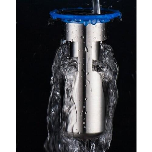 304 Stainless Steel Deodorant Floor Drain Circular Washing Machine Floor Drain Cover Large Diameter Long Core