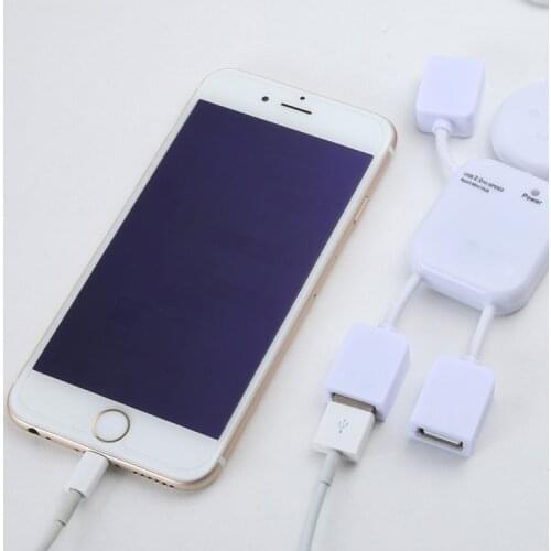 4-port humanoid USB splitter extended hub Quad hub PC hub one drag four in stock