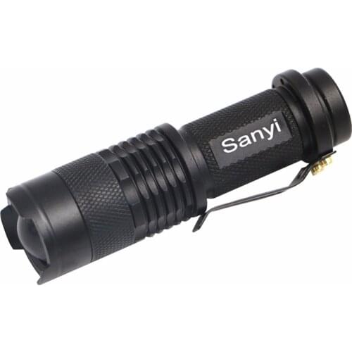 5 Colors Q5 2000 Lumens Aluminum alloy led Torch Zoomable Waterproof LED Flashlight Torch Light