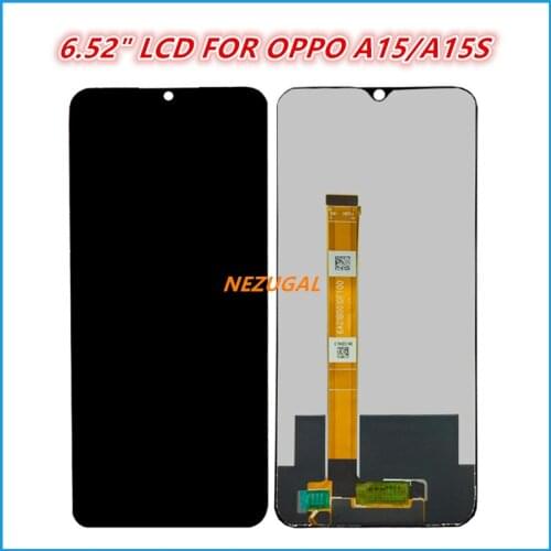 6.52" LCD FOR OPPO A15 CPH2185 LCD Display Touch Screen Digitizer Assembly Replacement parts For OPPO A15 A15S 2020 LCD