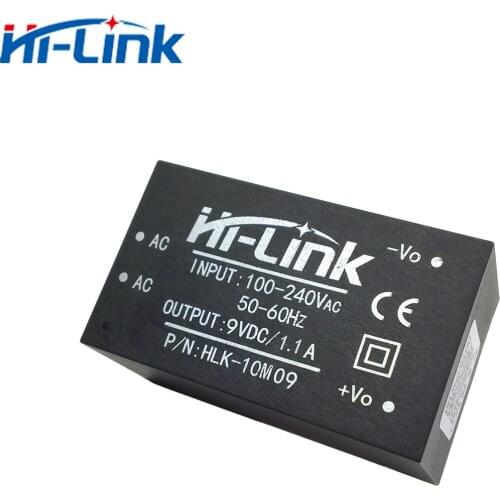 Free shipping 10pcs/lot Hi-Link mini 220v 9V 10W AC DC isolated switching buck power supply module AC DC converter HLK-10M09