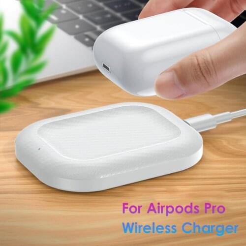 2 in 1 Wireless Earphones Phone Charger Anti-slip Fast Charging Stand for Apple QI Wireless Charger Dock Station Pad