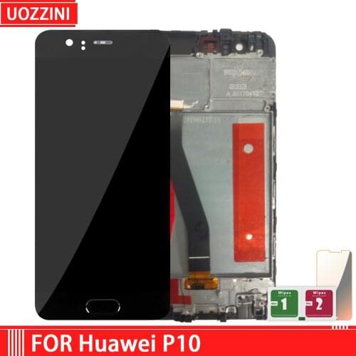 For 5.1'' Original HUAWEI P10 Display Touch Screen with Frame Replacement For HUAWEI P10 Display LCD VTR-L09 VTR-L10 VTR-L29