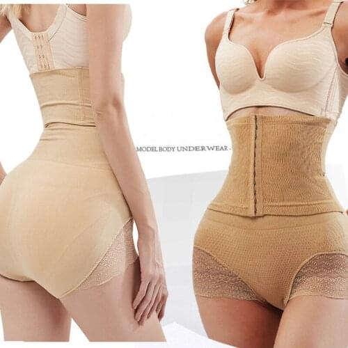 Women Butt Lifter Belly Slimming Body Shaper Underwear Postpartum Girdle High Waist Control Panties Shapewear Waist Trainer
