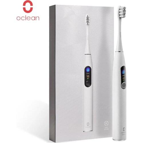 Oclean X Pro Elite Electric Toothbrush Smart Sonic Tooth Brush Teeth Whitening IPX7 Quiet Mark Quick Charging Color Touchscreen