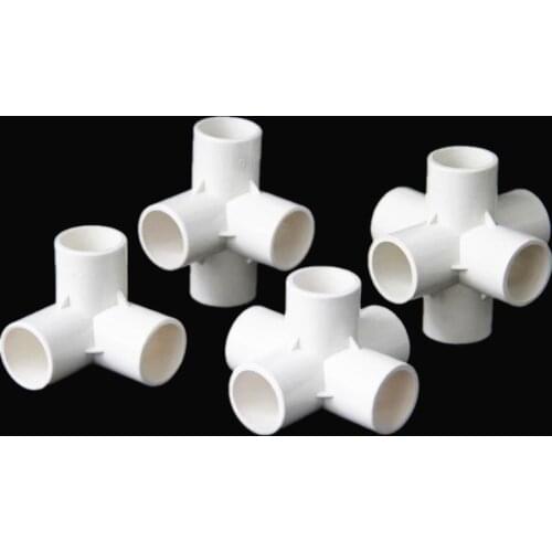 PVC 3/4/5/6 Dimensional Internal Diameter 20mm,25mm,32mm PVC Pipe Fittings Home Garden Irrigation Water Connectors DIY Tool
