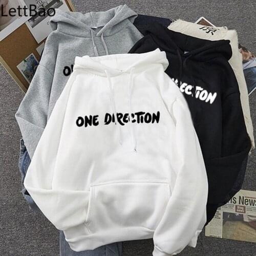 2020 New letter Graphic One Direction Merch Harajuku Aesthetic Women Pullover Hoodie Sweatshirt Streetwear Clothes