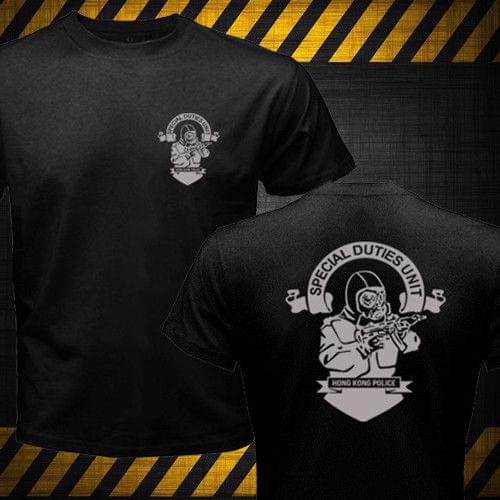 2019 New Arrival Hong Kong Special Force Police SWAT Flying Tiger SDU Special Duties Unit T-shirt Fashion Casual Tee