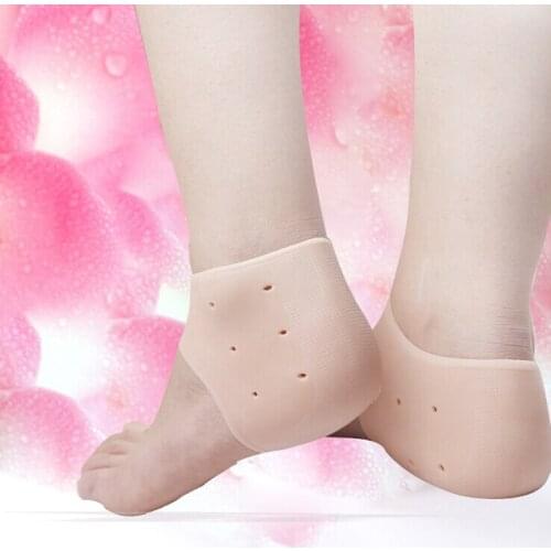 New Soft Silicone Moisturizing Gel Heel Socks Cracked Foot Skin Care Protectors 100 pair