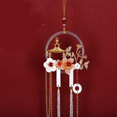 1pcs Handwork Hanfu Tassel Pendant Waist Accessories Ancient Style Cosplay Prop Decor Women Girl Halloween Gift