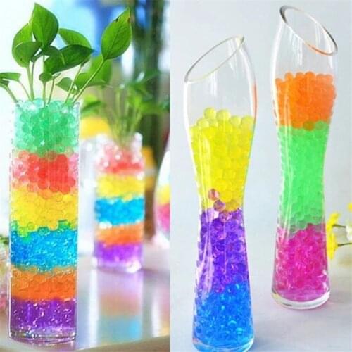 Mixed Color Growing Up Crystal Soil Plant Flower Jelly Mud Water Bead Plant Pearl Bead Soil Gel Ball Home Decoration 5000pcs