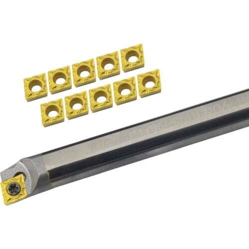 C04H-SCLCR03 C08K-SCLCR06 C12M-SCLCR06 Tungsten steel cutter bar Internal hole Turning Tool CCMT carbide blade lathe tool set